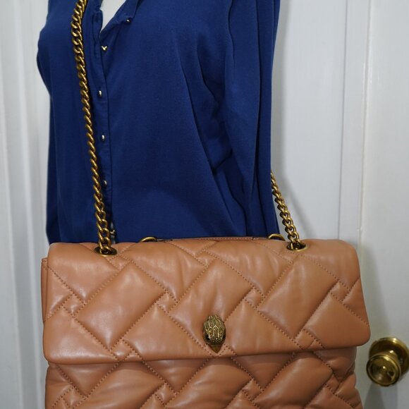 Kurt Geiger London XXL Soft Quilted Leather Kensington Shoulder Bag - Picture 10 of 11